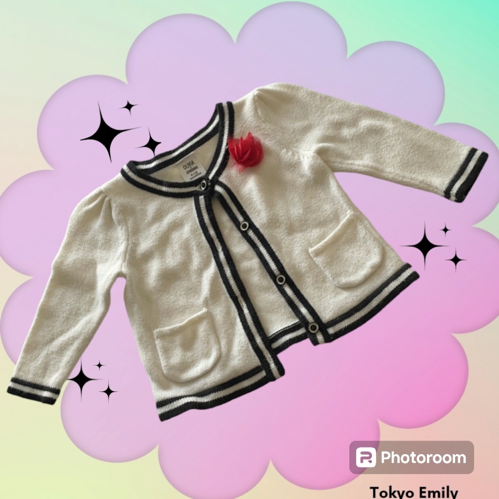 Gymboree Olivia Flower Cardigan